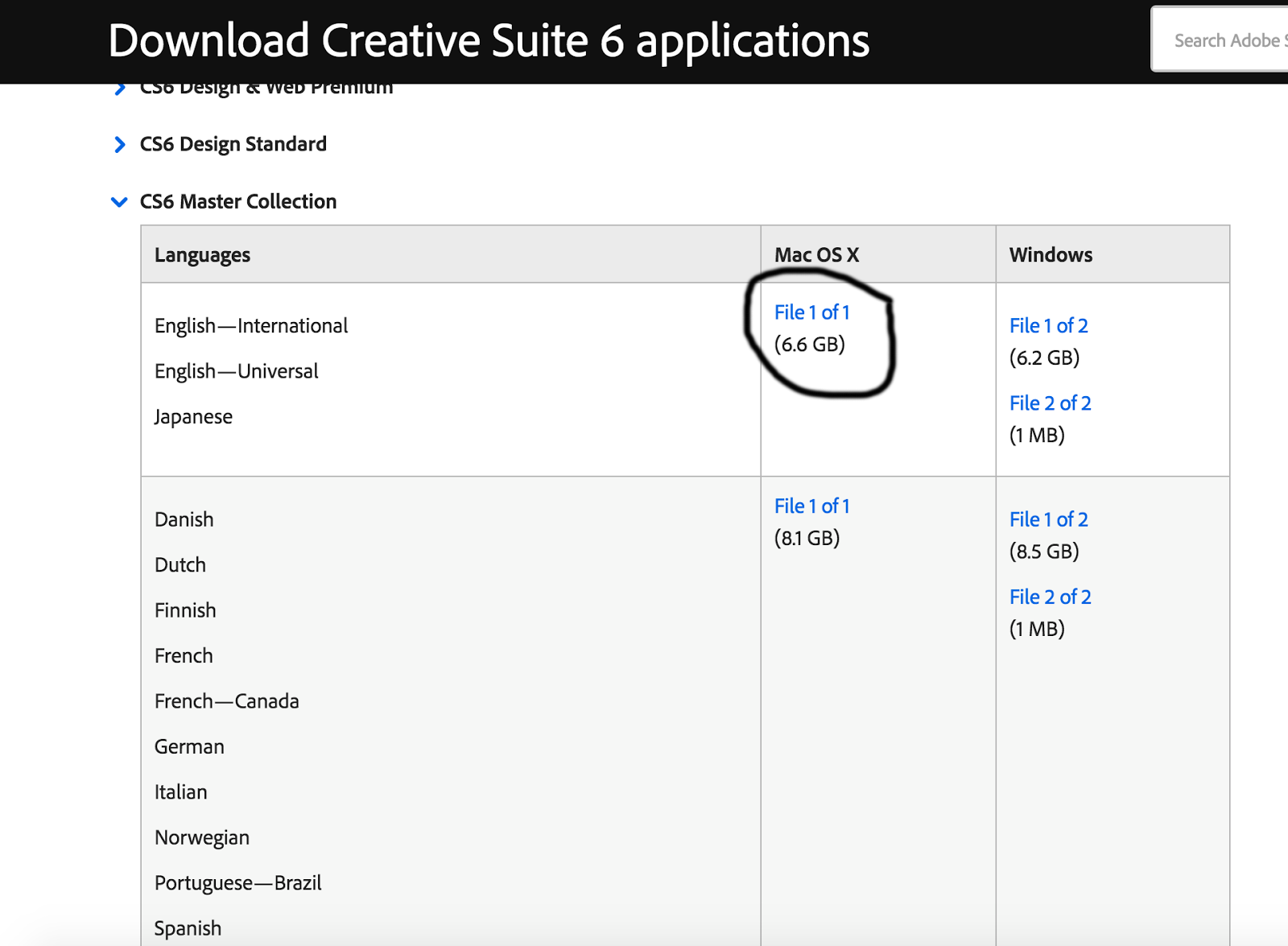 Adobe creative suite 6 pc